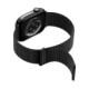 Juoda apyrankė Apple Watch 8 / 9 / 10 / 11 / SE / Ultra (44 / 45 / 46 / 49 mm) laikrodžiui "Spigen WBF01 Band"