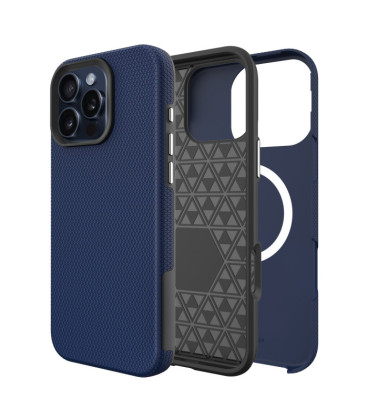 Dėklas Perfectionists Triangle Mag Case Apple iPhone 17 Pro Max/18 Pro Max tamsiai mėlynas