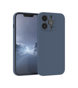 Dėklas Liquid Silicone 1.5mm Samsung A175 A17 4G/A176 A17 5G/A185 A18 4G/A186 A18 5G tamsiai mėlynas
