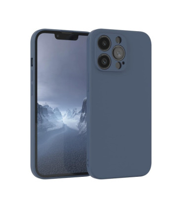 Dėklas Liquid Silicone 1.5mm Samsung A175 A17 4G/A176 A17 5G/A185 A18 4G/A186 A18 5G tamsiai mėlynas