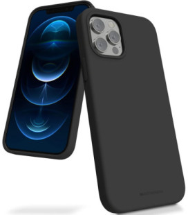 Dėklas Mercury Silicone Case Samsung A175 A17 4G/A176 A17 5G/A185 A18 4G/A186 A18 5G juodas