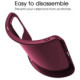 Dėklas X-Level Guardian Samsung A175 A17 4G/A176 A17 5G/A185 A18 4G/A186 A18 5G tamsiai raudonas