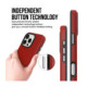 Dėklas Perfectionists Triangle Mag Case Apple iPhone 17 Pro/18 Pro raudonas