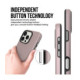 Dėklas Perfectionists Triangle Mag Case Apple iPhone 17 Pro/18 Pro rožinio aukso