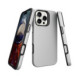Dėklas Perfectionists Triangle Mag Case Apple iPhone 17 Pro/18 Pro sidabrinis