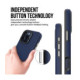 Dėklas Perfectionists Triangle Mag Case Apple iPhone 17 Pro/18 Pro tamsiai mėlynas