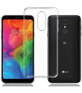 Skaidrus silikoninis dėklas LG Q7 telefonui "Clear"