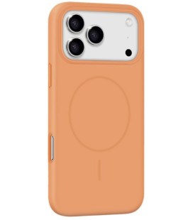 Dėklas X-Level Fluid Skin MagSafe Apple iPhone 17 Pro/18 Pro oranžinis