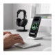 Matinis juodas dėklas Apple iPhone 17 Pro / 18 Pro telefonui "Tech-Protect MagStand Magsafe CC"