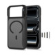 Matinis juodas dėklas Apple iPhone 17 Pro Max / 18 Pro Max telefonui "Tech-Protect MagStand Magsafe CC"