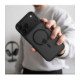 Matinis juodas dėklas Apple iPhone 17 Pro Max / 18 Pro Max telefonui "Tech-Protect MagStand Magsafe CC"