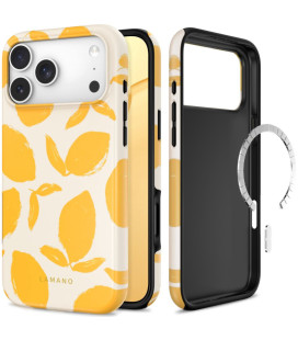 Dėklas Apple iPhone 17 Pro / 18 Pro telefonui "Tech-Protect Lamano Magsafe Lemon Haze"