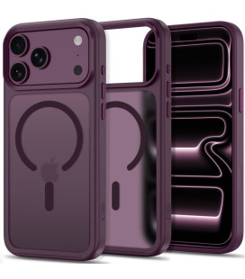 Matinis raudonas dėklas Apple iPhone 17 Pro / 18 Pro telefonui "Tech-Protect Magmat Magsafe CC"