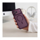 Matinis raudonas dėklas Apple iPhone 17 Pro / 18 Pro telefonui "Tech-Protect Magmat Magsafe CC"