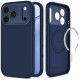 Mėlynas dėklas Apple iPhone 17 Pro Max / 18 Pro Max telefonui "Tech-Protect Uniq Magsafe CC"
