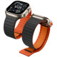 Juoda / oranžinė apyrankė Apple Watch 8 / 9 / 10 / 11 / 12 / SE / Ultra (44 / 45 / 46 / 49 mm) laikrodžiui "Spigen Athlex Air M"