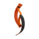 Juoda / oranžinė apyrankė Apple Watch 8 / 9 / 10 / 11 / 12 / SE / Ultra (44 / 45 / 46 / 49 mm) laikrodžiui "Spigen Athlex Air M"