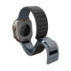 Juoda / pilka apyrankė Apple Watch 8 / 9 / 10 / 11 / 12 / SE / Ultra (44 / 45 / 46 / 49 mm) laikrodžiui "Spigen Athlex Air M"