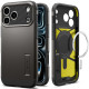 Pilkas (Gunmetal) dėklas Apple iPhone 17 Pro Max / 18 Pro Max telefonui "Spigen Tough Armor T Magsafe"