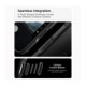 Juodas dėklas Apple iPhone 17 Pro Max / 18 Pro Max telefonui "Spigen Tough Armor T Magsafe"