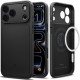 Juodas dėklas Apple iPhone 17 Pro Max / 18 Pro Max telefonui "Spigen Thin Fit Magsafe"