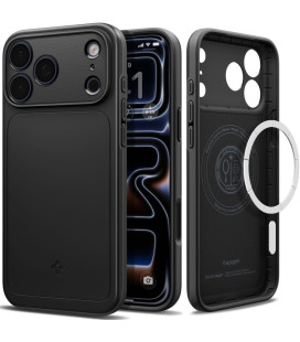 Juodas dėklas Apple iPhone 17 Pro Max / 18 Pro Max telefonui "Spigen Thin Fit Magsafe"