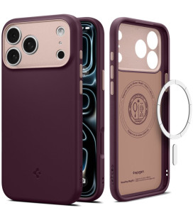 Raudonas dėklas Apple iPhone 17 Pro Max / 18 Pro Max telefonui "Spigen Nano Pop Magsafe"