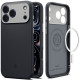 Juodas dėklas Apple iPhone 17 Pro Max / 18 Pro Max telefonui "Spigen Nano Pop Magsafe"