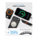 Juodas dėklas Apple iPhone 17 Pro Max / 18 Pro Max telefonui "Spigen Rugged Armor Magsafe"