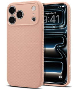 Rožinis dėklas Apple iPhone 17 Pro Max / 18 Pro Max telefonui "Spigen Liquid Air"