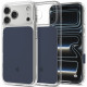 Matinis mėlynas / skaidrus dėklas Apple iPhone 17 Pro Max / 18 Pro Max telefonui "Spigen Ultra Hybrid T Magsafe"
