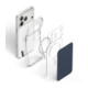 Matinis mėlynas / skaidrus dėklas Apple iPhone 17 Pro Max / 18 Pro Max telefonui "Spigen Ultra Hybrid T Magsafe"