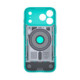 Mėlynas dėklas Apple iPhone 17 Pro Max / 18 Pro Max telefonui "Spigen Ultra Hybrid Magsafe C-One Bondi Blue"
