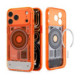Oranžinis dėklas Apple iPhone 17 Pro Max / 18 Pro Max telefonui "Spigen Ultra Hybrid Magsafe C-One Tangerine"