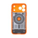 Oranžinis dėklas Apple iPhone 17 Pro Max / 18 Pro Max telefonui "Spigen Ultra Hybrid Magsafe C-One Tangerine"