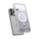 Sidabrinės spalvos dėklas Apple iPhone 17 Pro Max / 18 Pro Max telefonui "Spigen Ultra Hybrid Magsafe Classic Silver"