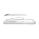 Sidabrinės spalvos dėklas Apple iPhone 17 Pro Max / 18 Pro Max telefonui "Spigen Ultra Hybrid Magsafe Classic Silver"