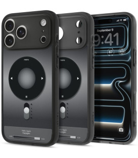 Juodas dėklas Apple iPhone 17 Pro Max / 18 Pro Max telefonui "Spigen Ultra Hybrid Magsafe Classic Black"