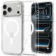 Matinis skaidrus (baltas) dėklas Apple iPhone 17 Pro Max / 18 Pro Max telefonui "Spigen Ultra Hybrid Magsafe"