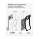 Matinis juodas dėklas Apple iPhone 17 Pro Max / 18 Pro Max telefonui "Spigen Ultra Hybrid Magsafe"