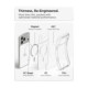 Skaidrus (baltas) dėklas Apple iPhone 17 Pro Max / 18 Pro Max telefonui "Spigen Ultra Hybrid Magsafe"