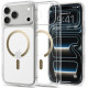 Skaidrus (auksinės spalvos) dėklas Apple iPhone 17 Pro Max / 18 Pro Max telefonui "Spigen Ultra Hybrid Magsafe"