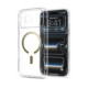 Skaidrus (auksinės spalvos) dėklas Apple iPhone 17 Pro Max / 18 Pro Max telefonui "Spigen Ultra Hybrid Magsafe"