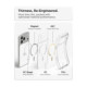 Skaidrus (auksinės spalvos) dėklas Apple iPhone 17 Pro Max / 18 Pro Max telefonui "Spigen Ultra Hybrid Magsafe"