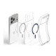 Skaidrus (mėlynas) dėklas Apple iPhone 17 Pro Max / 18 Pro Max telefonui "Spigen Ultra Hybrid Magsafe"