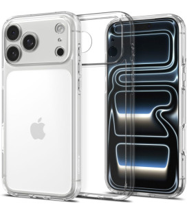Skaidrus dėklas Apple iPhone 17 Pro Max / 18 Pro Max telefonui "Spigen Ultra Hybrid"