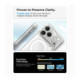 Skaidrus (baltas) dėklas Apple iPhone 17 Pro Max / 18 Pro Max telefonui "Spigen Liquid Crystal Magsafe"