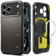 Pilkas (Gunmetal) dėklas Apple iPhone 17 Pro / 18 Pro telefonui "Spigen Tough Armor T Magsafe"