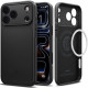 Juodas dėklas Apple iPhone 17 Pro / 18 Pro telefonui "Spigen Thin Fit Magsafe"