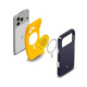 Mėlynas dėklas Apple iPhone 17 Pro / 18 Pro telefonui "Spigen Nano Pop Hybrid Magsafe"